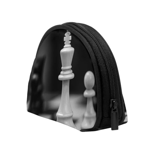 Portable Coin Purse Classic Chess Game Mini Zippered Money Pouch Card Holder4