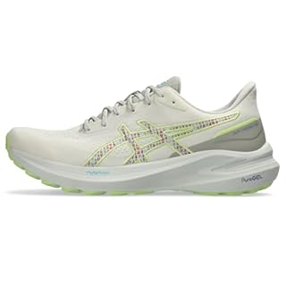 ASICS Men's GT-1000 13 Trail Running Shoes, 10.5, Nature Bathing/Lime Green