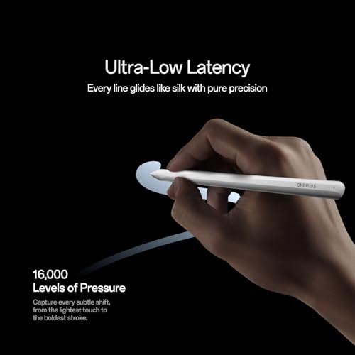 Image of OnePlus Stylo Pro, 16,000 Pressure Levels,Ultra-Low Latency, White in
