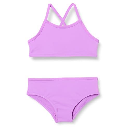 Image of Amazon Essentials Girls and Toddlers' Cross Back Bikini Set