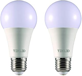 TEKLED® A60 LED Bulbs | E27 Edison Screw | Energy Saving 10W Light Bulb 70W Incandescent Bulb Equivalent | 2700K Dimmable 765LM | 2-Pack | Warm White