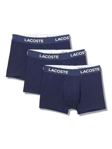 Lacoste Men's Casual Classic 3 Pack Cotton Stretch Trunks