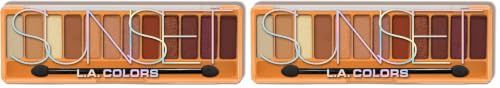 Image of L.A. COLORS Color Vibe Eyeshadow, CES789 Sunset CES789TAG (Pack of 2)