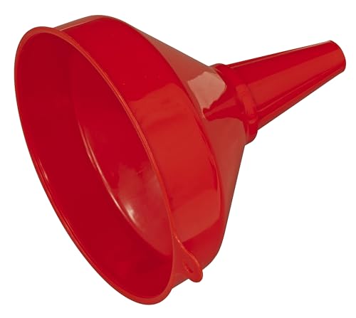 Sealey F2 Fixed Spout Funnel with Filter, Medium, 200mm