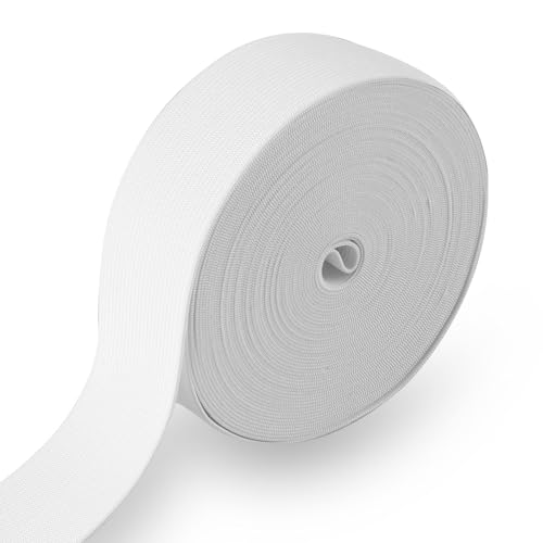 Elastico Per Cucire Bianco 10 Metri X 40 Mm - Gomma Robusta Per Abbigliamento E Fai Da Te - 2