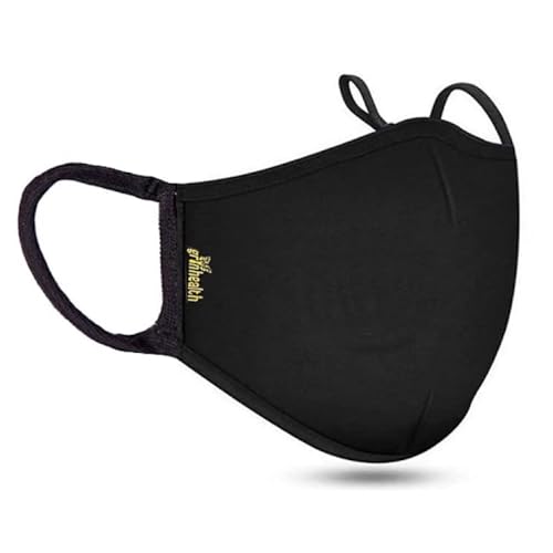 Image of Grin Health N99 Anti Pollution Mask with Acitivated Carbon Without Valve Reusable & Washable, Unisex (Standard Size - Fit Most, Black)