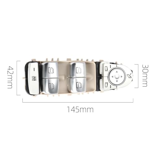 Bouton lève-vitre bloqué ? Commande de vitre électrique pour Benz W205 Classe C - 6