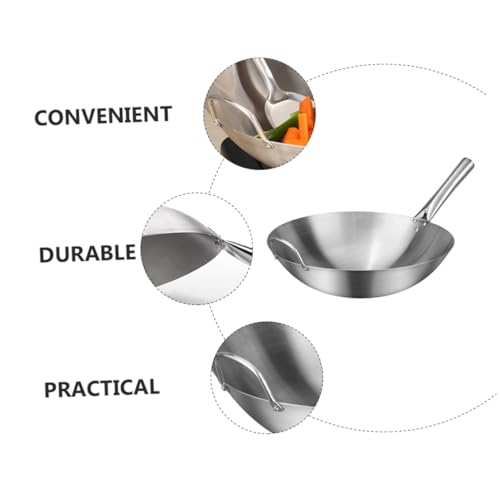 Wok de Acero Inoxidable con Mango Ergonómico Cabilock miniatura 4