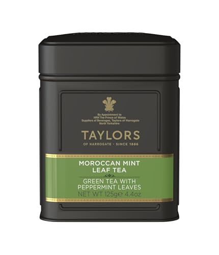 Taylors of Harrogate Moroccan Mint Green Leaf Tea Caddy 125g