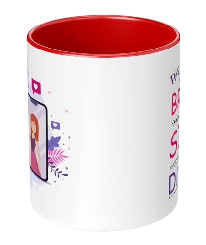 Image of Raksha Bandhan Gifts Printed Mug with Keychain Best Rakhi Combo Gift for Brother & Sister Rakshabandhan Return Gifts for Sister White 350ml Coffee Mug(Pack of 5)(Combo Set)(RMCKRCG308)