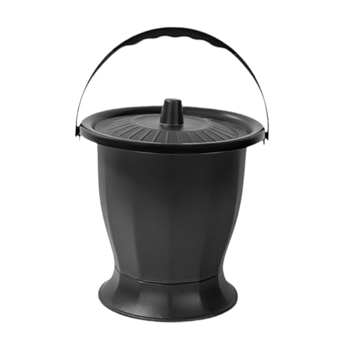 HOODANCOS Portable Adult Chamber Pot Lightweight Spittoon for Travel Camping Outdoor Use Easy to Clean Urinal for Elderly and Pregnant Women Compact Design with Flat Base
