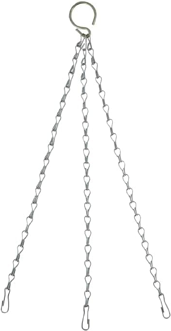 YSAMAX 2x Metal Hanging Basket Chain, Flowerpots for Hanging, Indoor and Outdoor Garden Decoration, Planters, Decorative Ornaments, Hanging Basket Bird Feeder