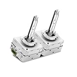2 Stück D3S Xenon Brenner 12V 35W,Xenon-Scheinwerferlampe, 8000K Kaltblau, D3S mit Zertifizierung, Ersatz für HID-Xenonlampen, Stabile Leistung & Extrem Langlebig