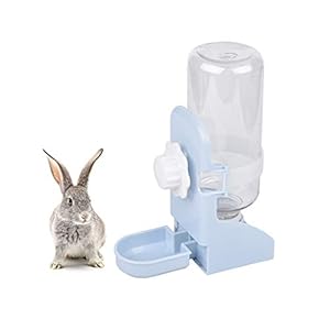 TBoxBo 1 STKS Konijn Water Fles met Stand Geen Druppel Automatische Feeders Water Lekvrije Drinkdispenser Kooi Opknoping…