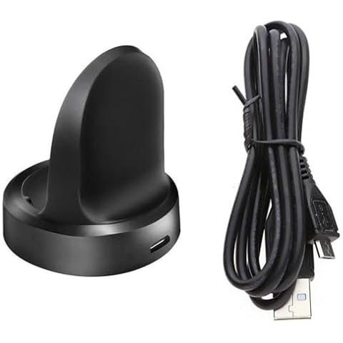 Emilydeals for Gear S3 Charger, Gear S3 Charging Cradle Dock for Samsung Gear S3 Classic/Frontier Smart Watch (Black) Cover