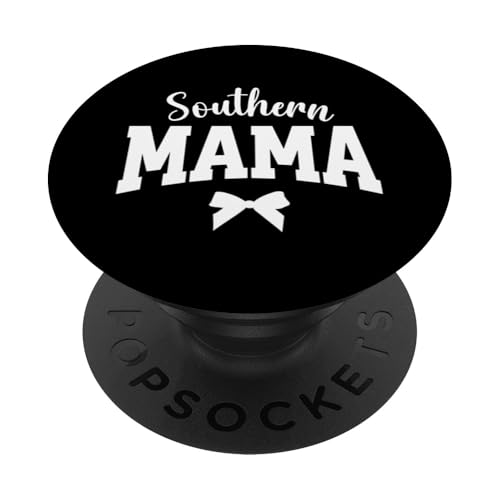 Southern Mama Coquette Bow Girly Country Western Mother's Day PopSockets PopGrip Adhesivo