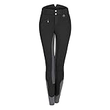 reithose herren vollbesatz leder Farbe schwarz/asphalt Reithose Fun Sport High Waist