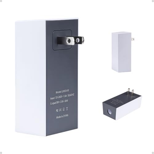 Steinwhale 60W DC Power Adapter Charger for Starlink Mini, 30V/2A Output, Compatible with Waterproof DC Cable, Short Circuit Protection, Lightweight and Easy to Carry