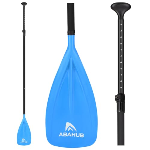 Abahub SUP Paddles - 3 Piece Adjustable Stand up Paddle - Lightweight Oar for Paddleboard,...