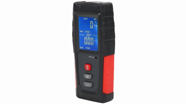 Image of Portable LCD Digital EMF Meter, Household Radiation Detector for Electric Magnetic Field, Tester for Phone Computer TV Refrigerator HV Power Lines