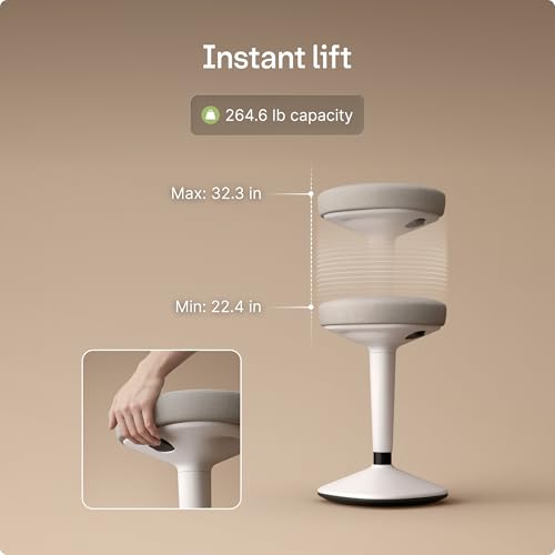 Image of Desktronic Ergonomic Office Chair - Adjustable Desk Chair with Lumbar Support, Headrest, Armrests, Breathable Mesh Back, Height Adjustment, Comfortable Home Office Chair for Long Hours