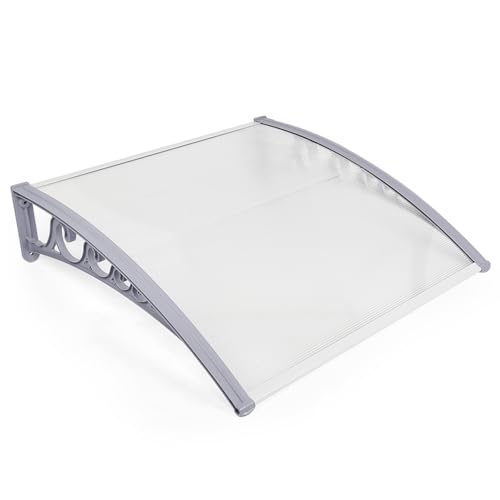 MUL-BOUTIQUE Auvent de Porte d'entrée Toit, Résistante auvent de Porte Protection Contre La Pluie - Marquise Résistante Contre La Pluie et UV, Convient aux...