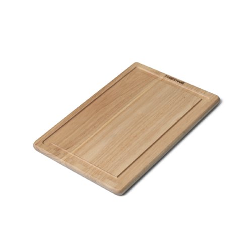 Farberware Hardwood Cutting Board with Drip Groove Trench, 12-Inch-by-18-Inch