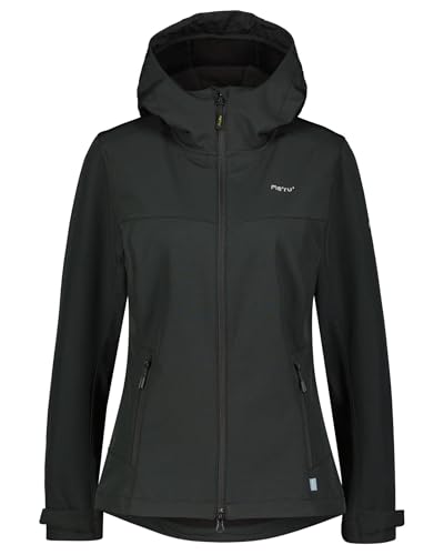 Preisvergleich Produktbild meru Damen Softshelljacke TOULOUSE schwarz (200), 44