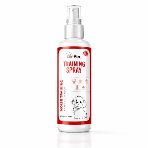 Image of Puppee Pet Training Spray for Dogs & Cats (200ml) Natural Lime & Mint Scent | Potty & Toilet Training for Indoor & Outdoor Use | No More Marking | Stops Pee & Poop in Wrong Places