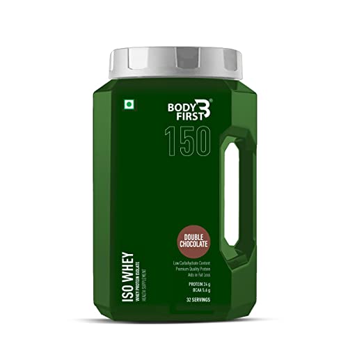 BodyFirst Iso Whey, Pure Whey Protein Isolate Powder with 24g Pro...