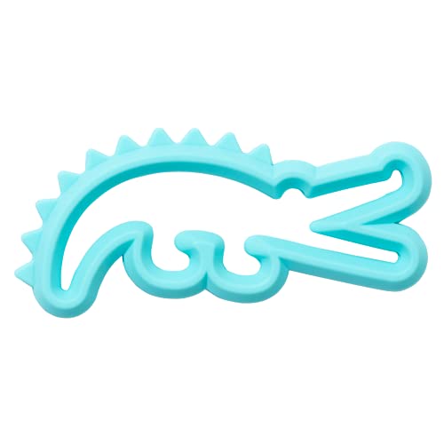 Image of Wink Naturals Super Silicone Gator Teether for Newborn Babies, Soothe Baby's Swollen Gums and Emerging Teeth, Food Grade BPA Free Silicone Teether Gift for Infant