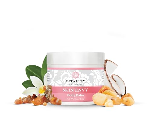 Vitality Extracts Skin Envy Balm - Moisturizer, Beeswax, Vitamin A, Skin Care, All Natural, Coconut Oil