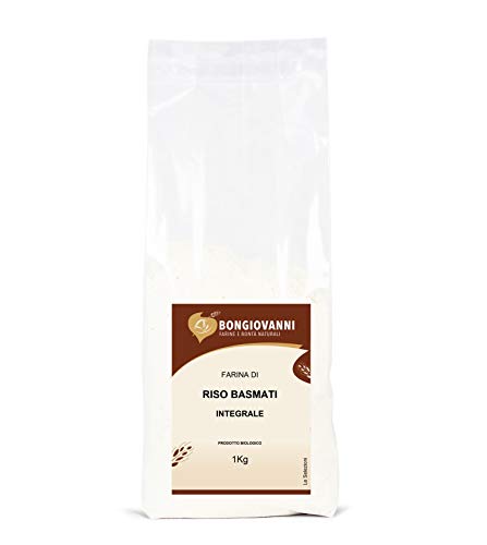 Bongiovanni Farine e Bonta' Naturali Harina Integral de Arroz Basmati 1Kg Bio 1000 g