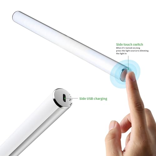 Lixada 2 Stück LED Schminklicht, Tragbare Schminkleuchte Dimmbar Schminklampe Spiegellampe Schminktisch Spiegelleuchte Spiegellicht Lampe Tageslicht