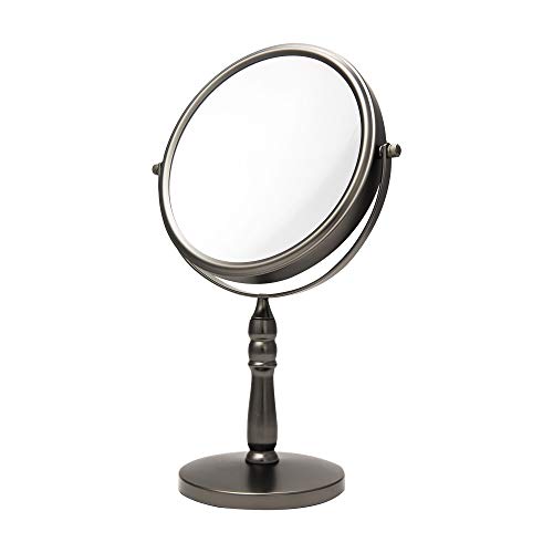 Danielle Enterprises Enterprises Vanity Mirror 10x Magnification 8" Dia - Graphite