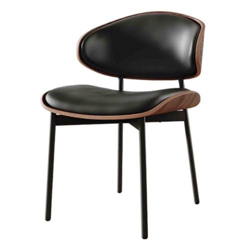 Silla de comedor giratoria moderna de mediados de siglo, sillón italiano de lujo para restaurantes y cafeterías, silla de escritorio retro de gama alta para espacios de reunión elegantes