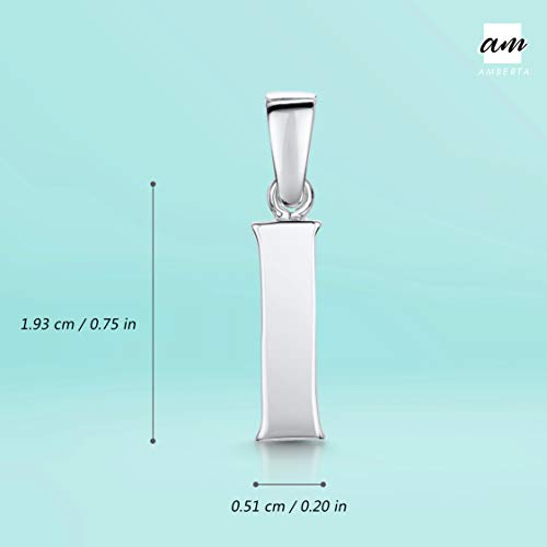 Amberta Gioielli - Ciondolo a Forma di Iniziale in...