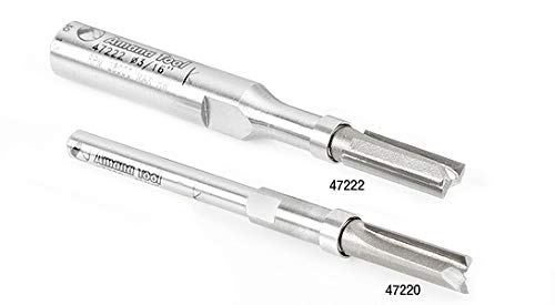 Image of Amana Tool - 47223-S Miniature Flush Trim Plunge Template 1 /4 Dia x 1 /4 x 1 /8 inch Shank