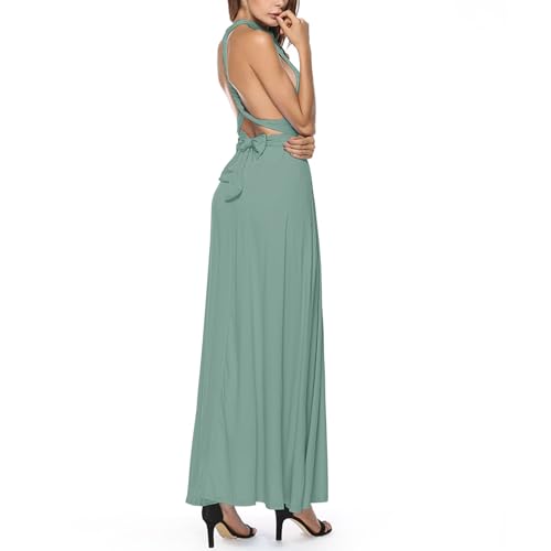 Women's Convertible Multiway Dress Convertible, Wrap Muliti Styles Infinity Dress Greece Style Bridesmaid Gown3