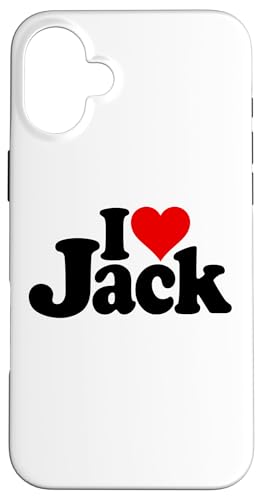 I LOVE HEART JACK NAMEE ON A TEE スマホケース iPhone 16 Plus 用