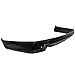 IKON MOTORSPORTS Rear Lip, Compatible with 1998-2002 Honda Accord 2 Door Coupe, JDM Style Unpainted Black Poly-Urethane Air Dam Chin Diffuser Body Kit, 1999 2000 2001