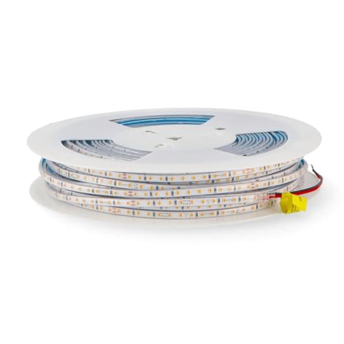 levitantes Tira LED - 220V AC, SMD2025, 12W/m, 50m, IP65. Color cálido 2100K, 950 lm/m, medidas 6,5x3 mm. Ideal para iluminación decorativa.*