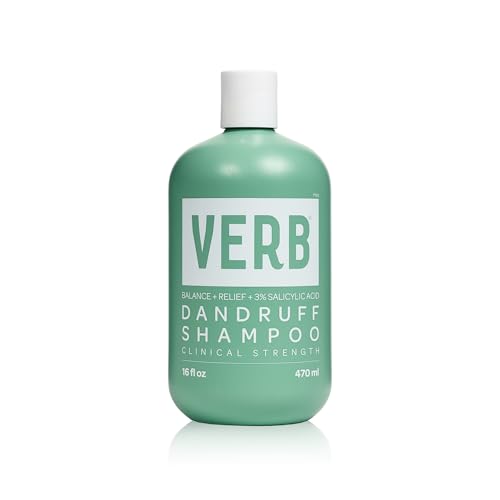 VERB Dandruff Shampoo, 16 oz | 3% Salicylic Acid Clinical Relief Hair Wash