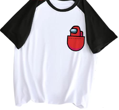 ユニセックス Tシャツ 半袖 Among Us 無地 人気 人狼ゲーム アマングアス アマンガス 03 ユニセックス Tシャツ 半袖 Among Us 無地 人気 人狼ゲーム アマングアス アマンガス 03