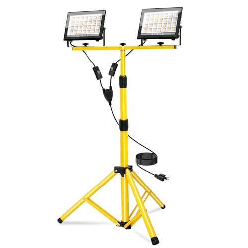 21000Lumen Work Lights with Tripod Stand, IP66 Waterproof for Workshop