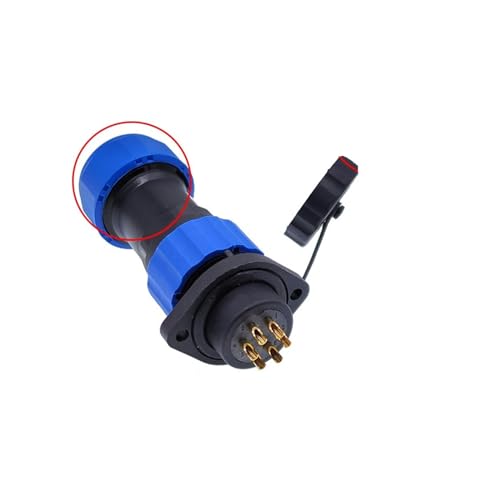 SP20 IP68 �h���R�l�N�^ 2/3/4/5/6/7/9/10/12/14 �s���R���Q�[�g�`���[�u�d���R�[�h�R�l�N�^�t�����W�\�P�b�g(6 pin Flange)