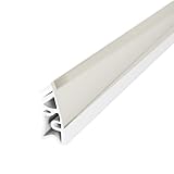 DQ-PP KD-6 - Junta de aletas para ventana (50 m, goma TPE, KD-6), color blanco