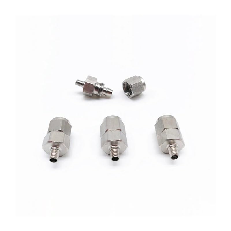 1 conector acoplador de junta de tornillo rápido M6 de acero inoxidable 304 OD de 8 mm AIQFTGSNS