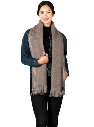 Organic Alpaca & Merino Wool Blend - Oversized Scarf and Shawl