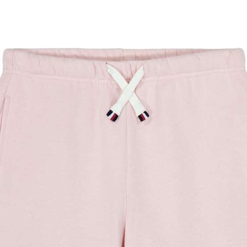 Image of Tommy Hilfiger Girls' Fleece Wide Leg Bottom Jogger Sweatpants with Drawstring & Functional Side Pockets
